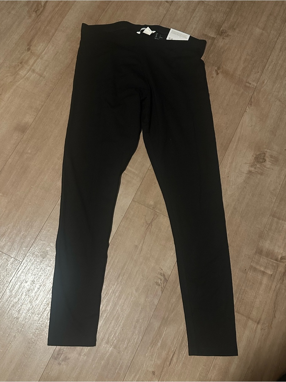 H&M Black Women's Leggings - High Waist Stretch